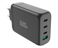Silver Monkey OUTLET - Ładowarka sieciowa GaN 130W USB-C PD + USB 3.0 QC B - 1535316 - zdjęcie 2